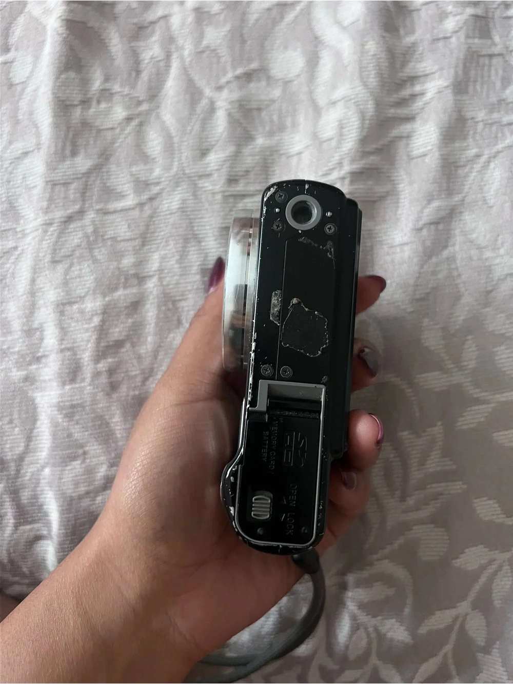 Umi Lumix Black Compact Digital Camera with Silver Lens Trim